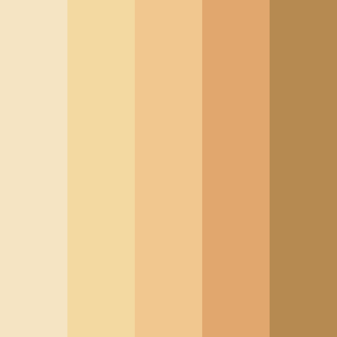 Download beige glow color palette PNG image (square)