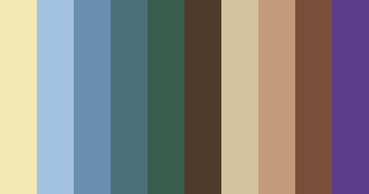 Download whimsical forest retreat color palette PNG image (landscape)