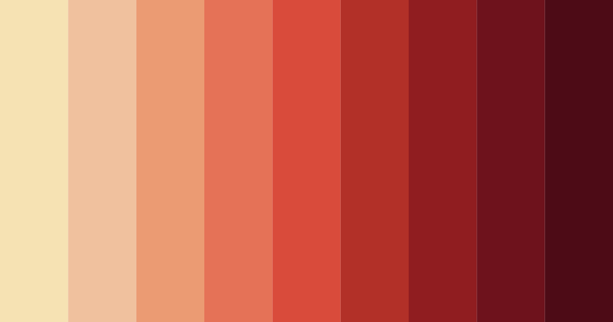 Download crimson harvest color palette PNG image (landscape)