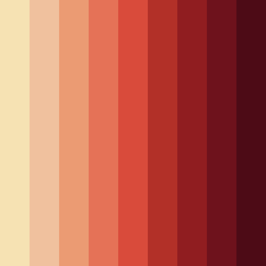 Download crimson harvest color palette PNG image (square)
