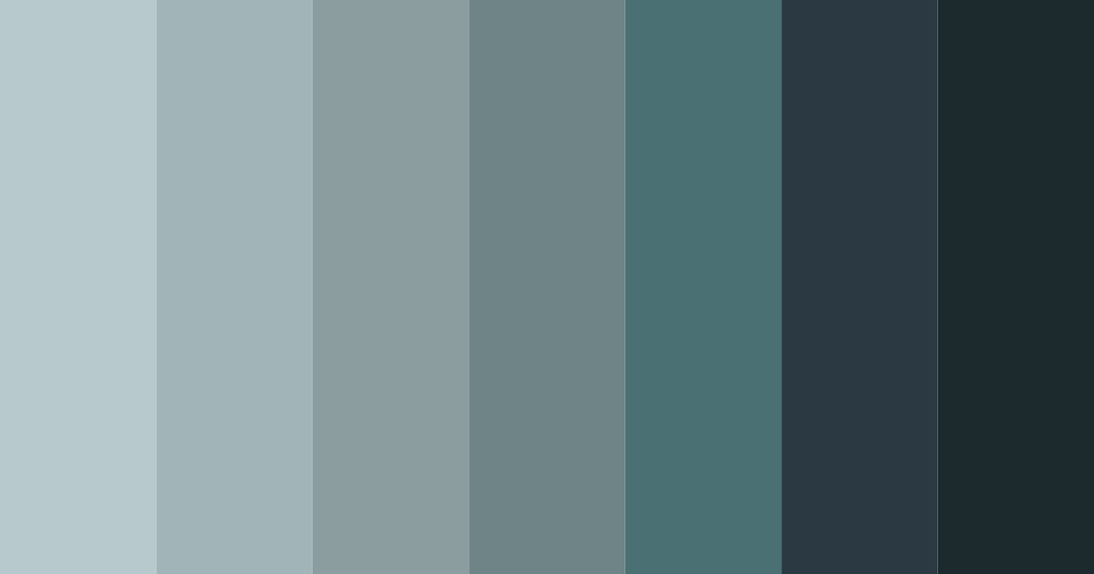 Download dark teal color palette PNG image (landscape)