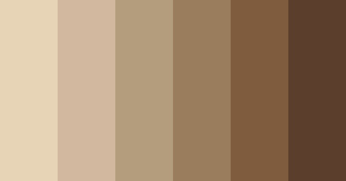 Download brown earth color palette PNG image (landscape)