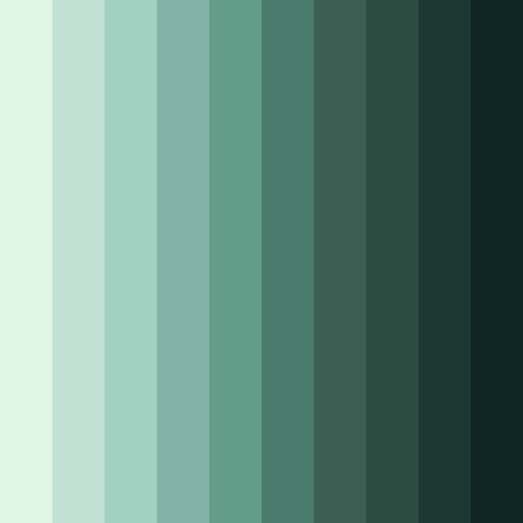 Download whispering pines color palette PNG image (square)