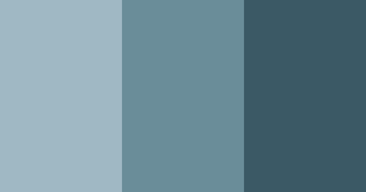 Download blue gray shades color palette PNG image (landscape)