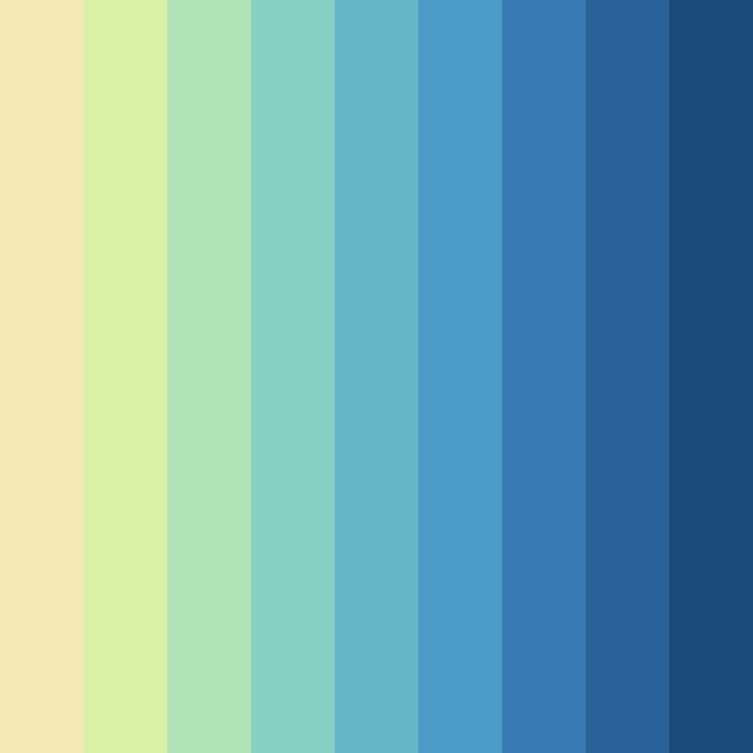 Download emerging spring tides color palette PNG image (square)