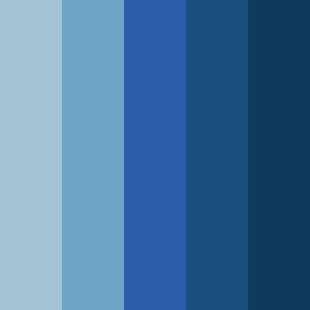 Download oceanic harmony color palette PNG image (square)