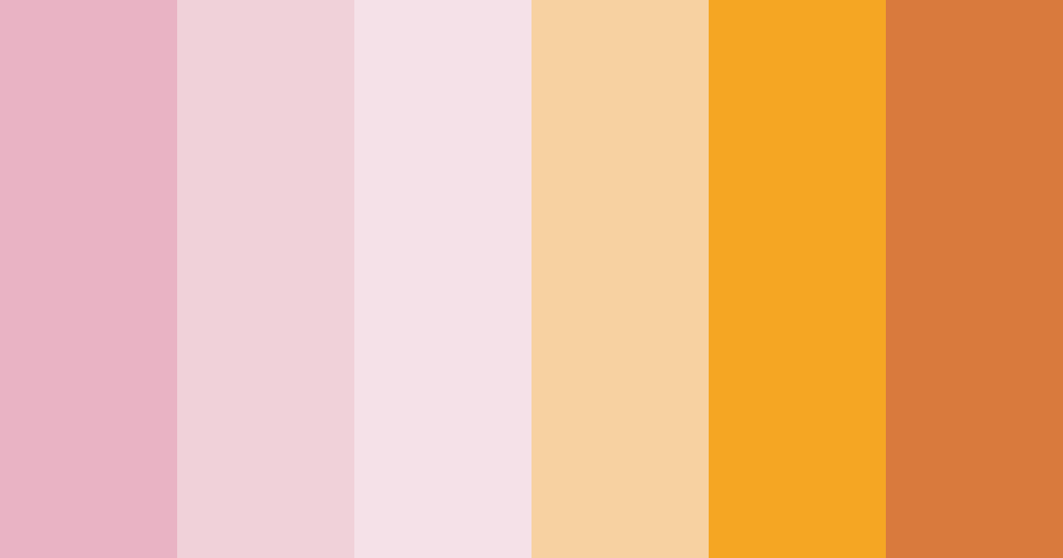 Download sunset whispers color palette PNG image (landscape)