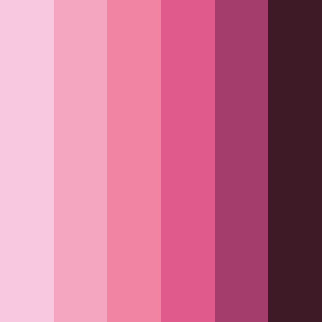 Download pink and black elegance color palette PNG image (square)