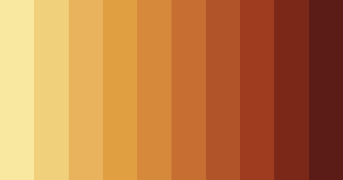 Download warm earthy tones color palette PNG image (landscape)