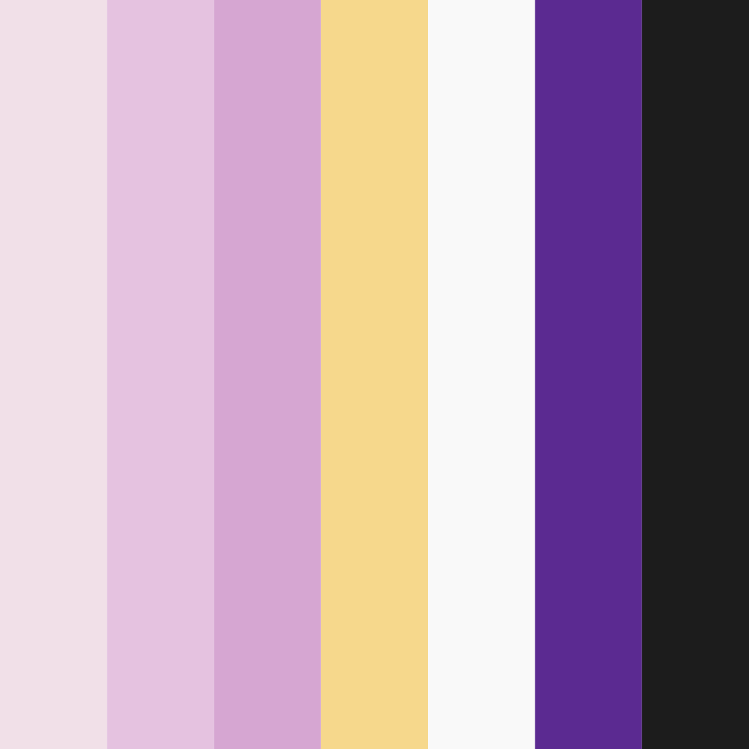 Download enchanted elegance color palette PNG image (square)