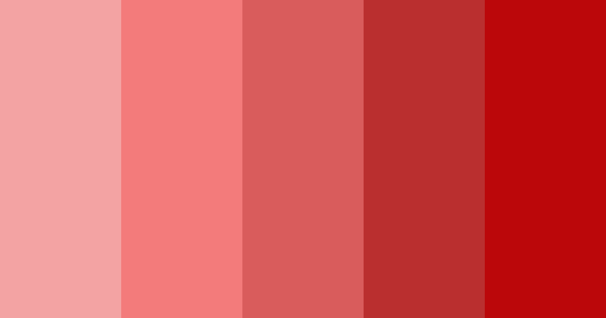 Download red sunset color palette PNG image (landscape)