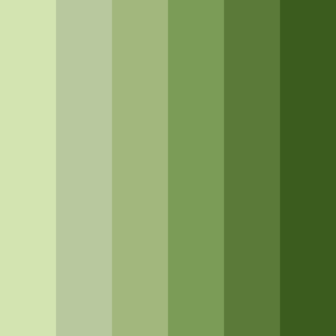 Download verdant whisper color palette PNG image (square)