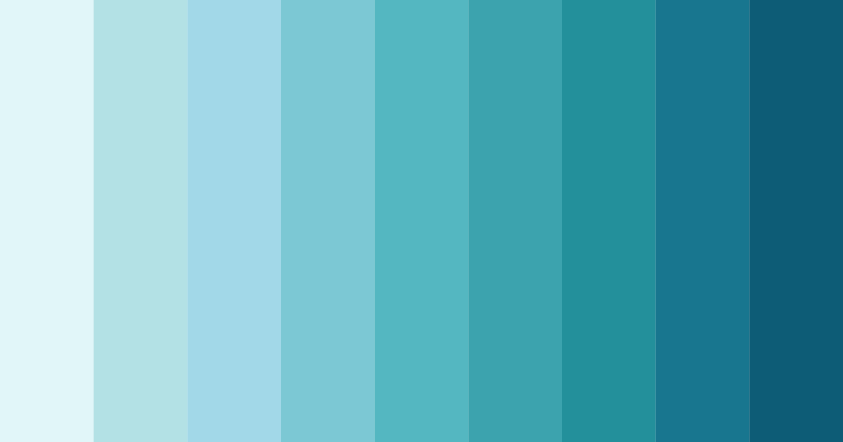 Download light blue color palette PNG image (landscape)