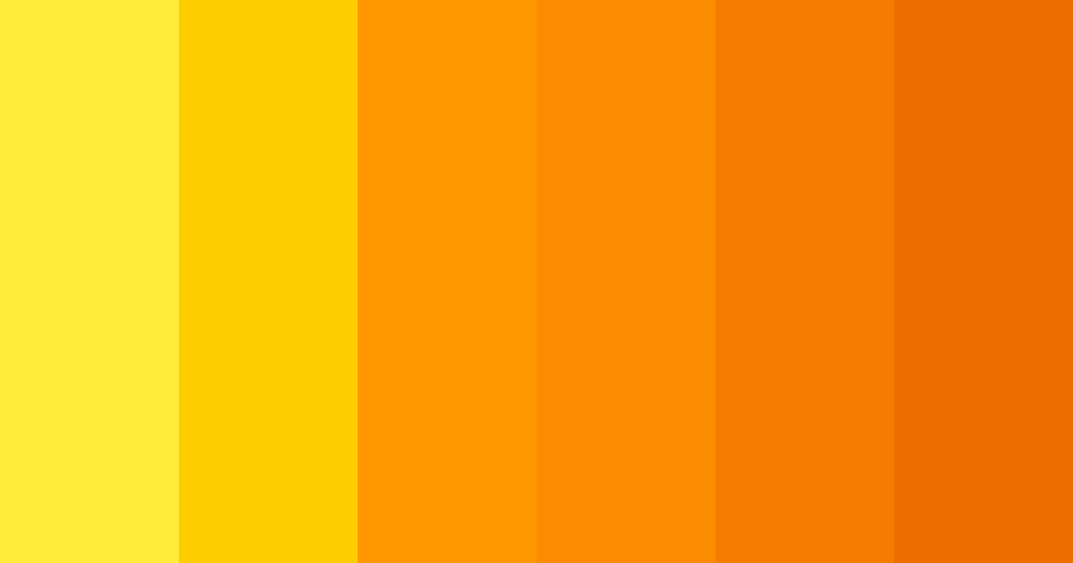 Download sunset citrus burst color palette PNG image (landscape)