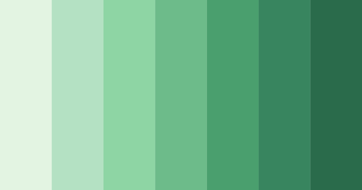 Download green forest color palette PNG image (landscape)