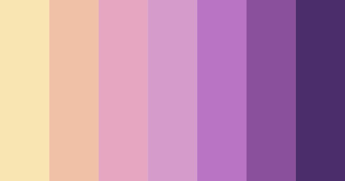 Download sweet nostalgia color palette PNG image (landscape)