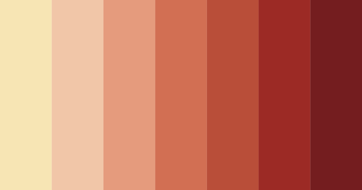 Download autumn ember glow color palette PNG image (landscape)