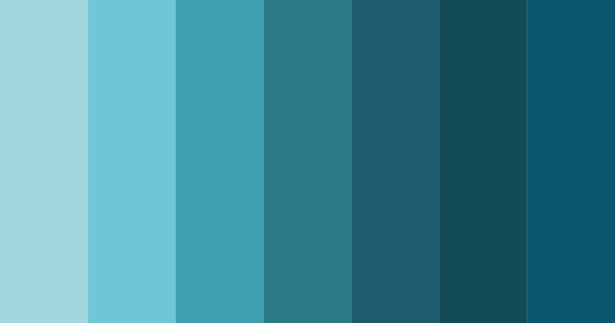 Download ocean's embrace color palette PNG image (landscape)