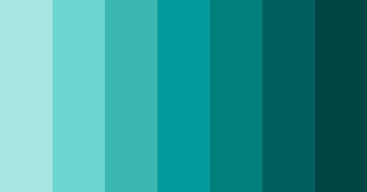 Download turquoise tides color palette PNG image (landscape)