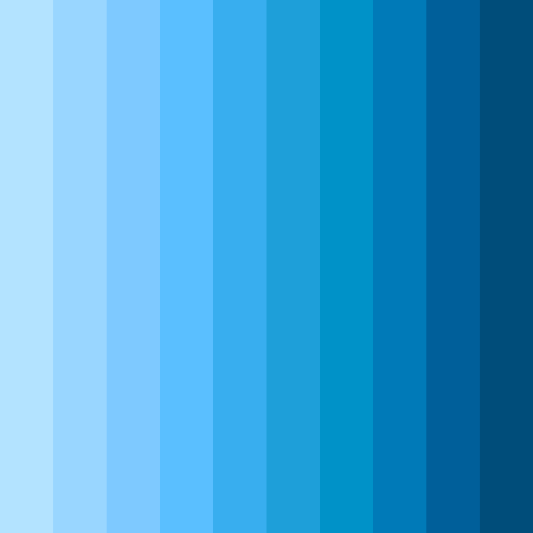 Download bright blue color palette PNG image (square)