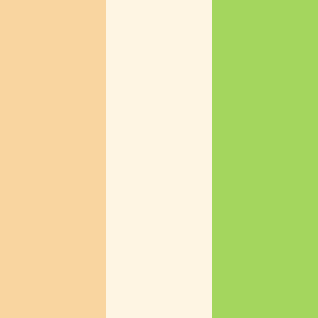 Download peach green color palette PNG image (square)