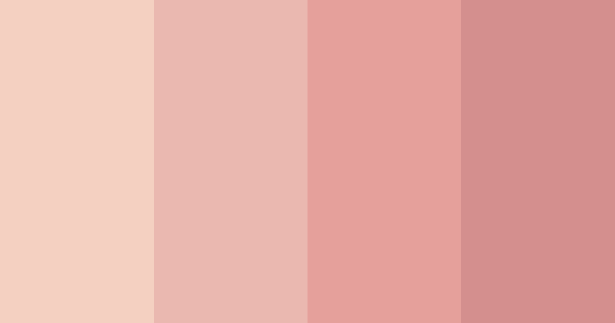 Download blushing blossoms color palette PNG image (landscape)