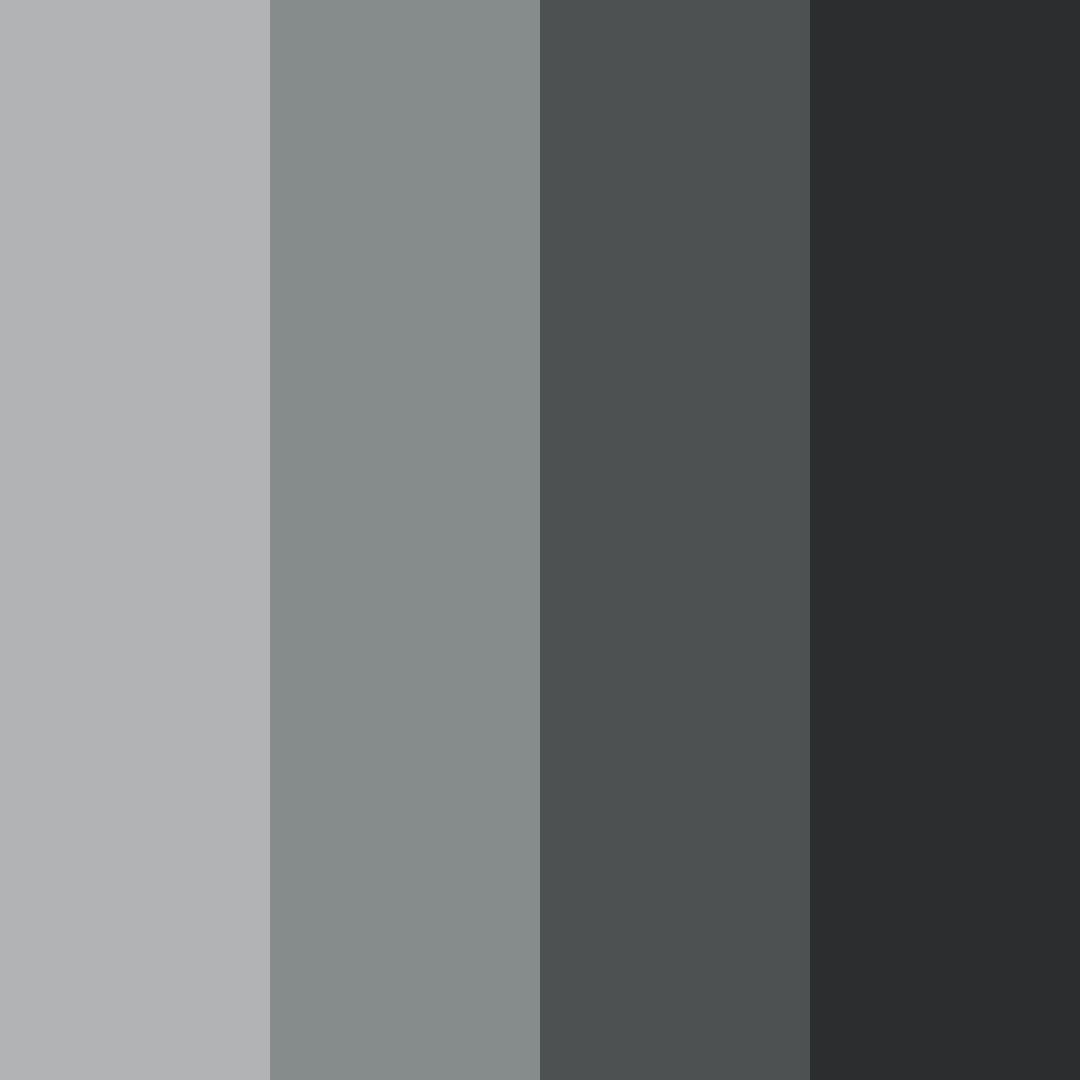 Download shades of gray color palette PNG image (square)