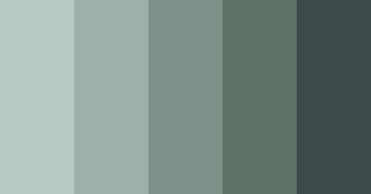 Download muted green gray color palette PNG image (landscape)