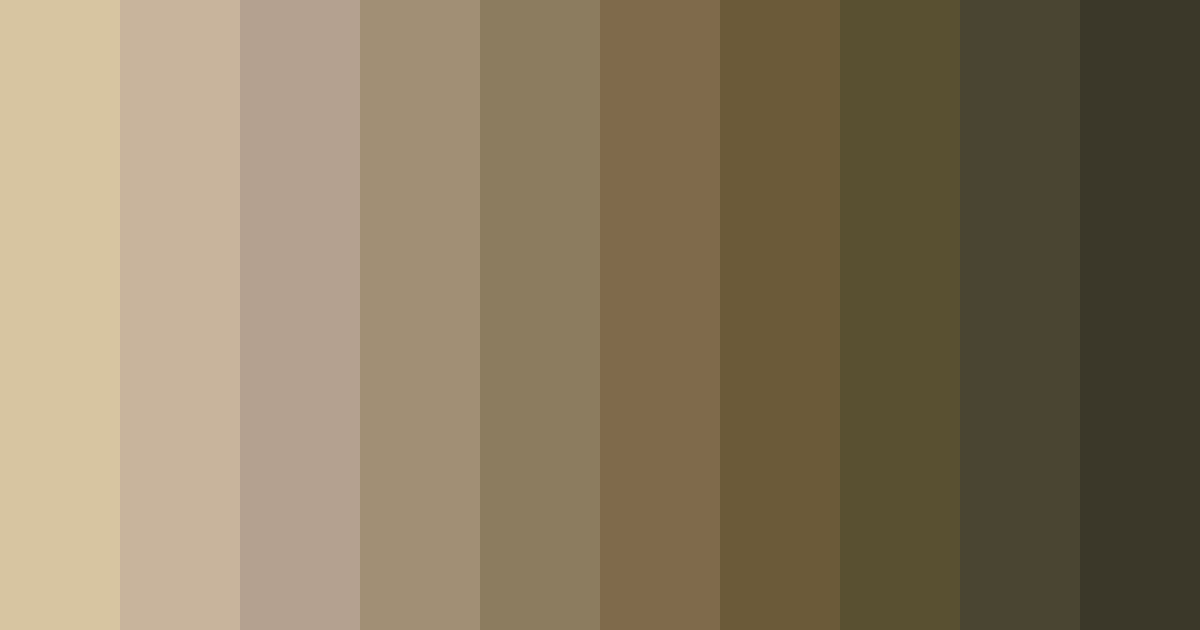 Download earthy elegance color palette PNG image (landscape)