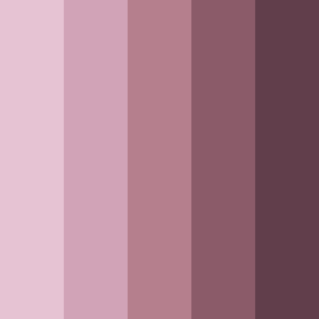 Download blushing merlot garden color palette PNG image (square)