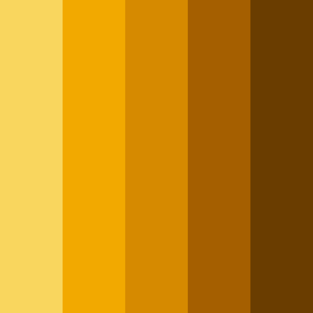 Download golden sunset color palette PNG image (square)
