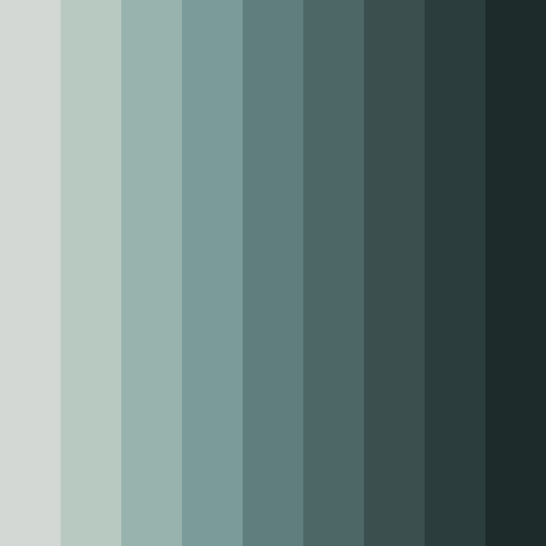 Download whispering pines color palette PNG image (square)