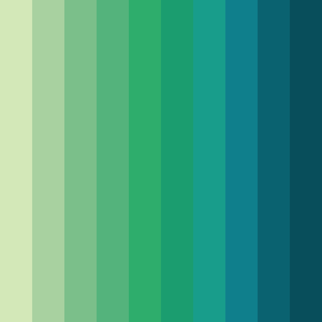 Download green breeze color palette PNG image (square)