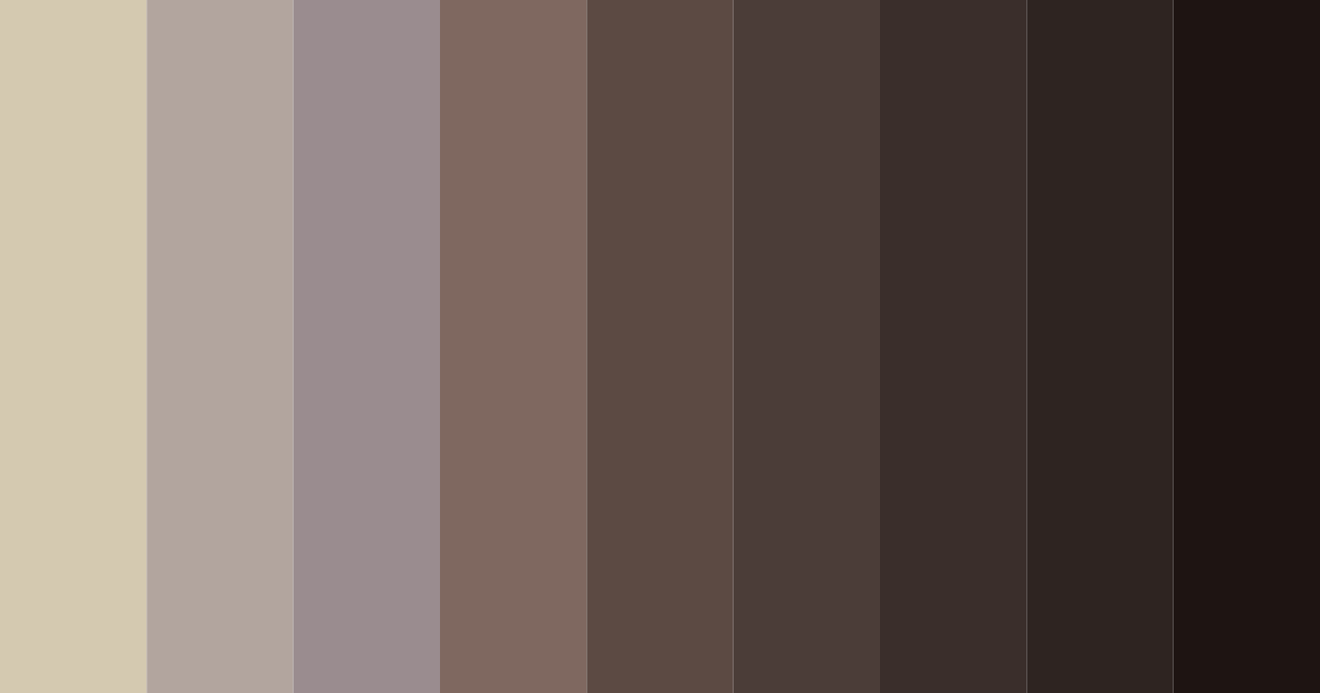 Download brown contrast color palette PNG image (landscape)