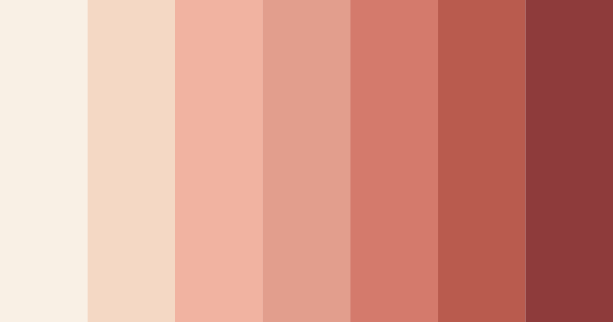 Download blushing sunset color palette PNG image (landscape)