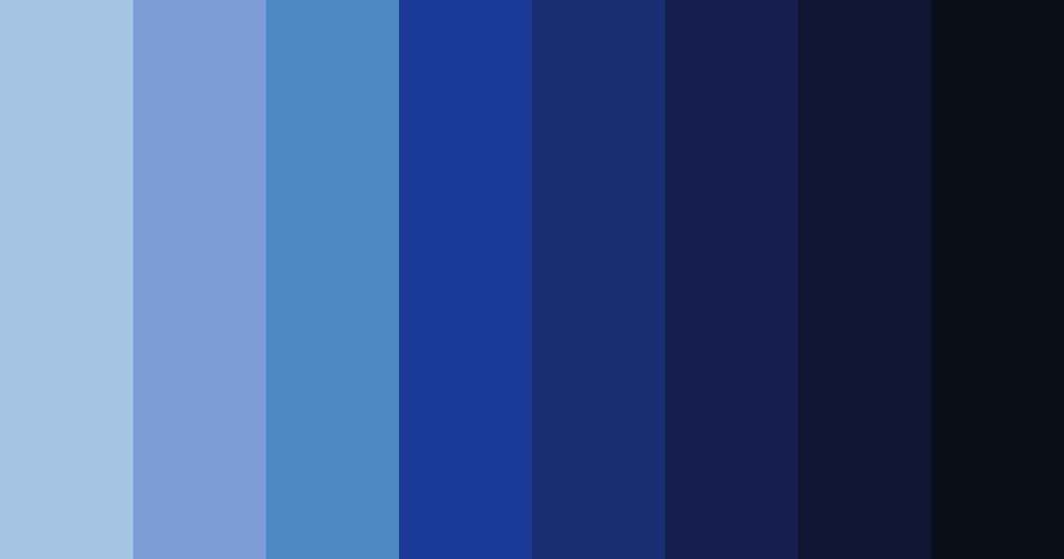 Download midnight ocean serenade color palette PNG image (landscape)