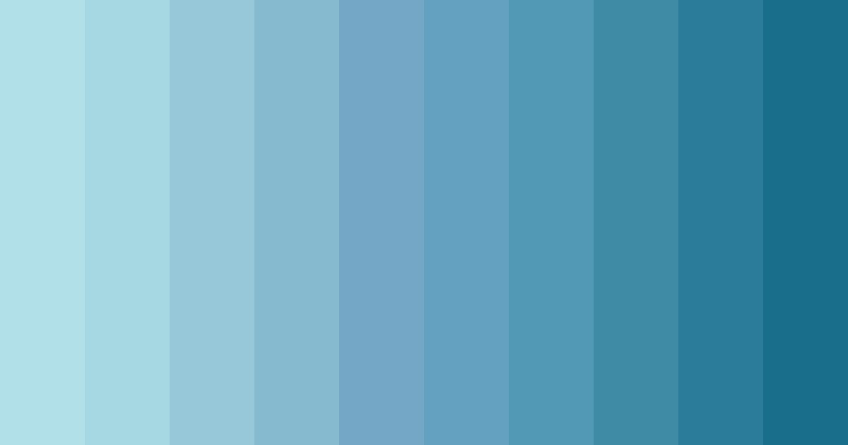 Download aqua serenade color palette PNG image (landscape)
