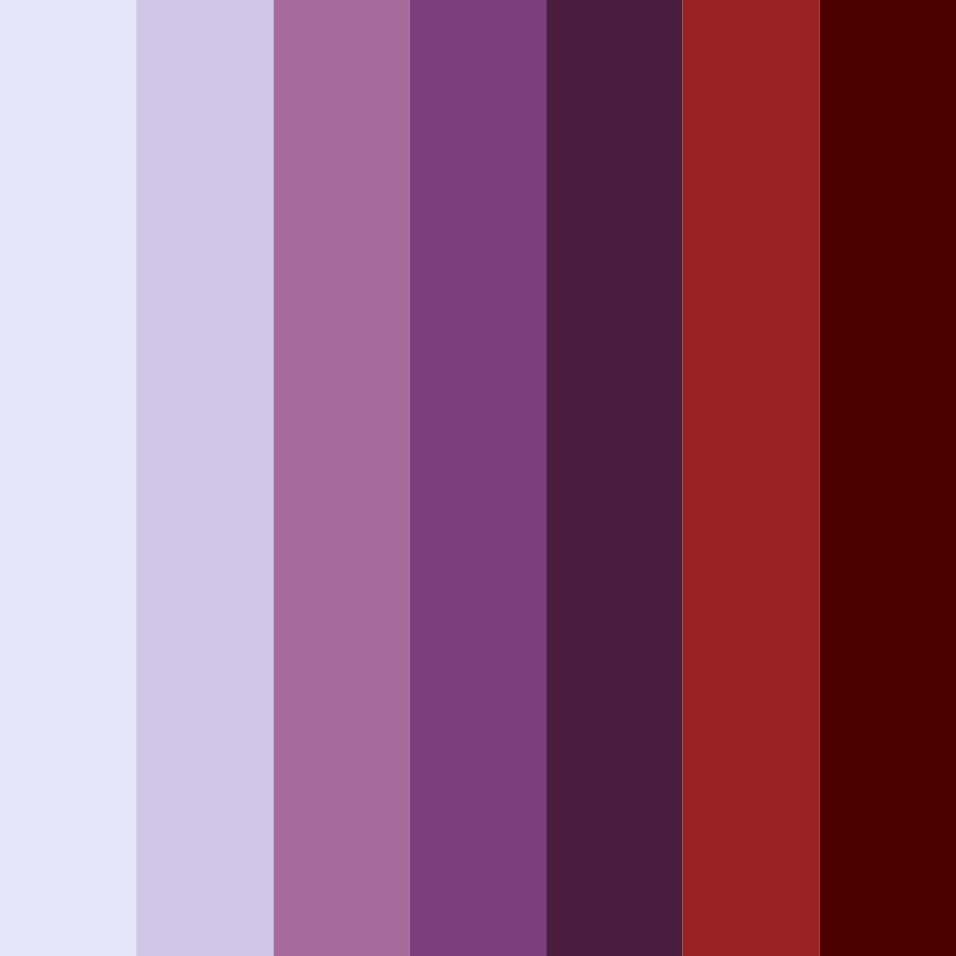 Download enchanted evening color palette PNG image (square)
