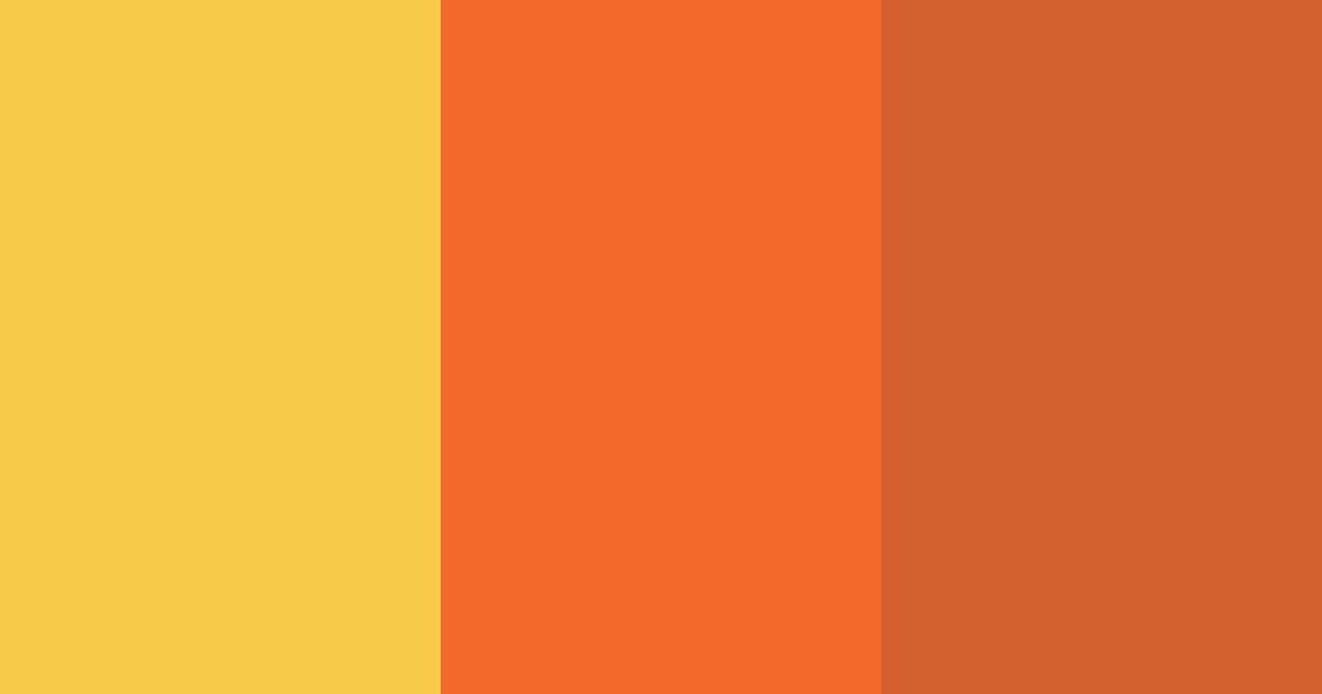 Download citrus twilight glow color palette PNG image (landscape)