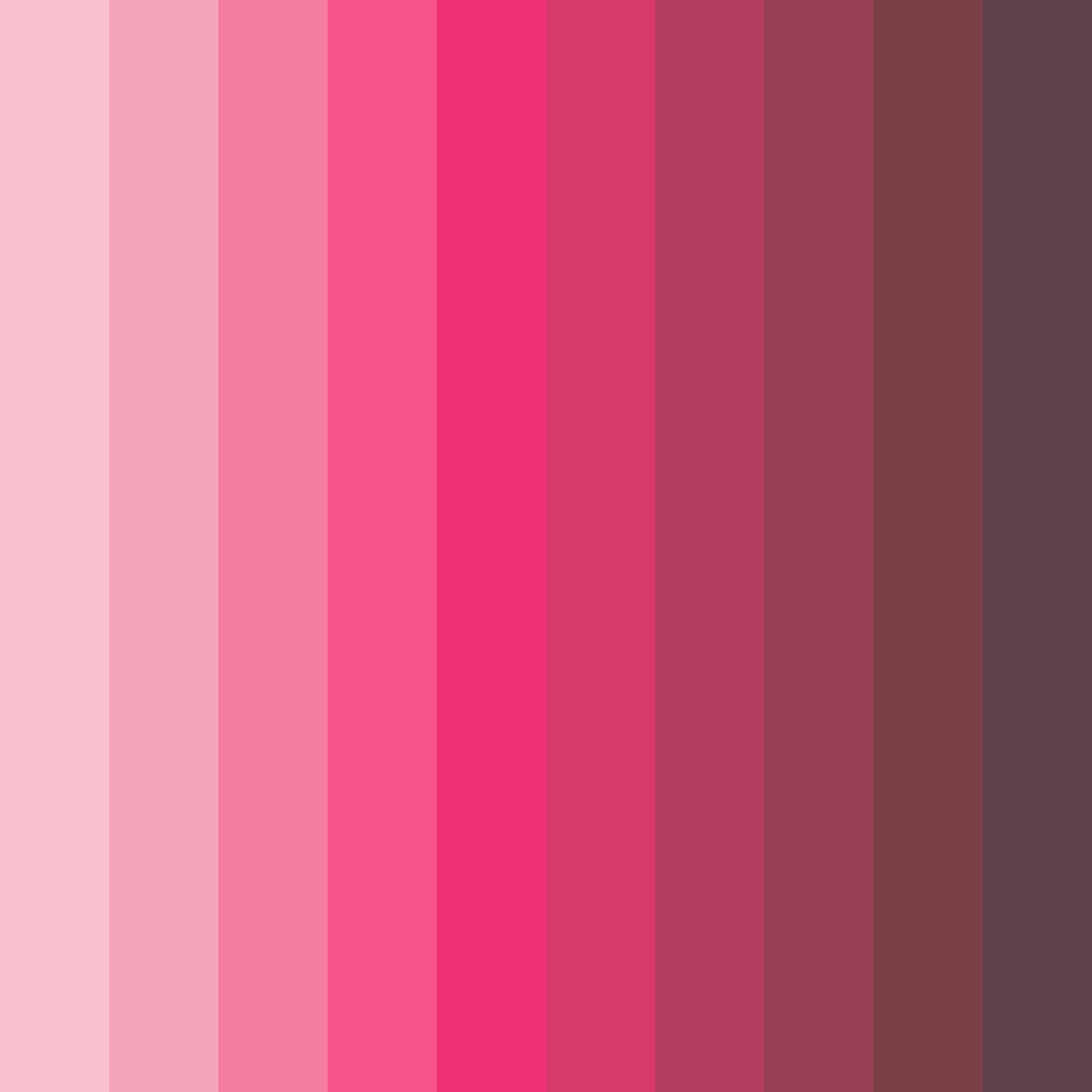 Download blushing blossoms color palette PNG image (square)