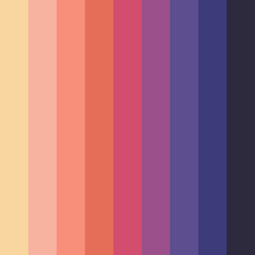 Download vintage vibes color palette PNG image (square)