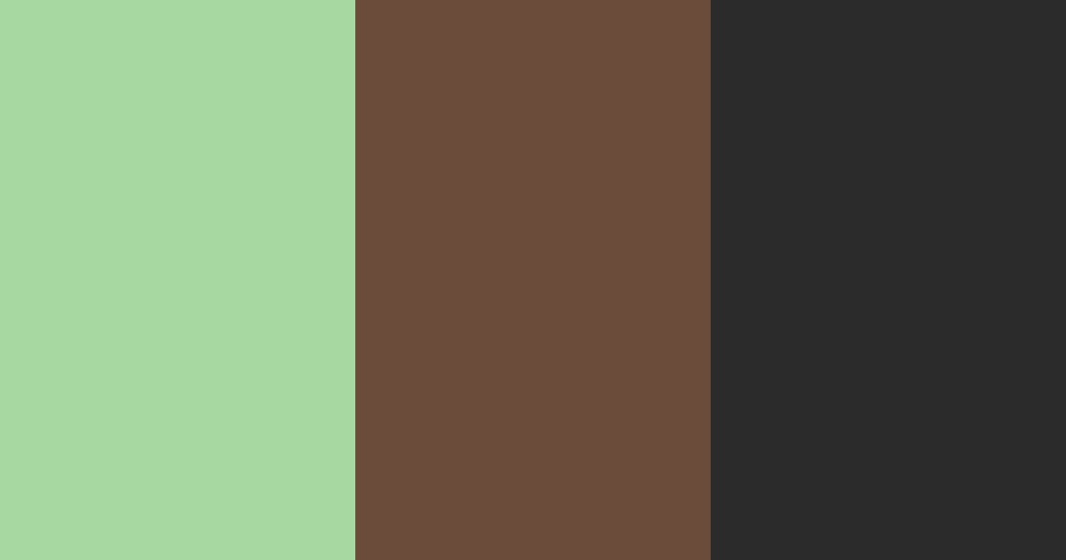 Download earthy green color palette PNG image (landscape)