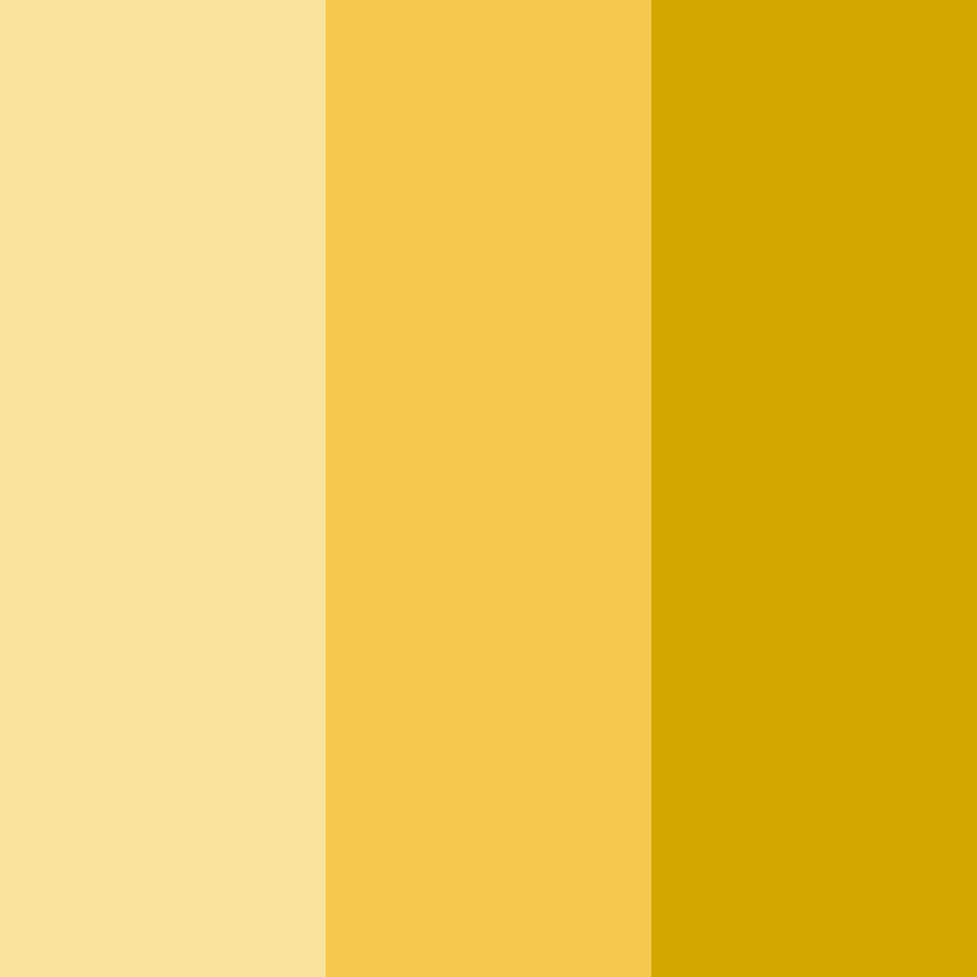 Download golden morning glow color palette PNG image (square)