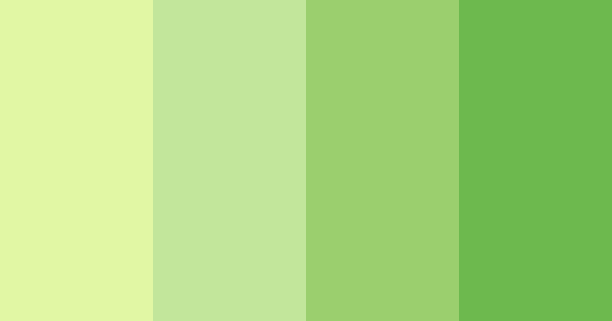 Download greenish yellow delight color palette PNG image (landscape)