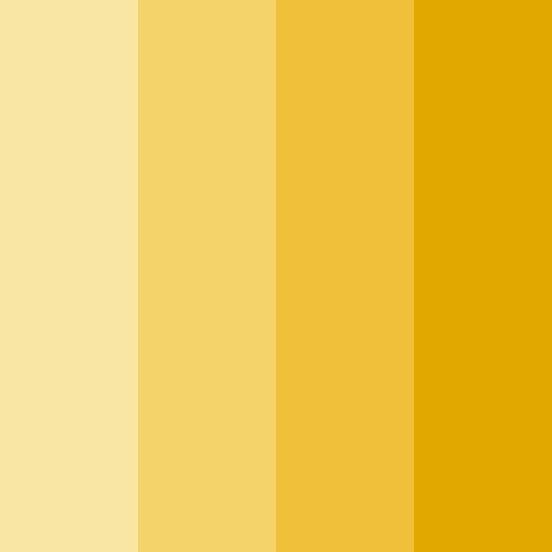 Download golden cream dream color palette PNG image (square)