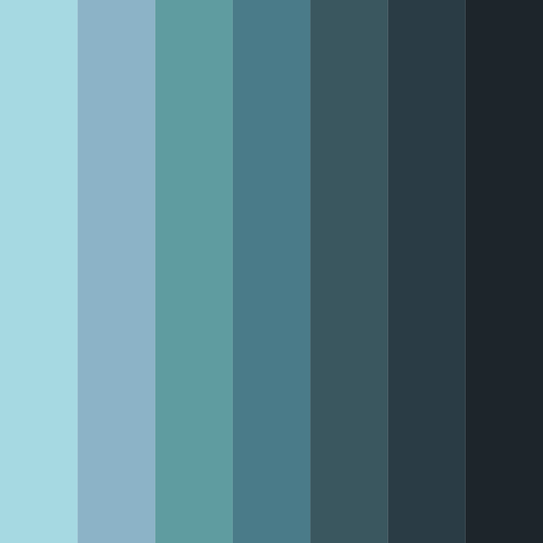 Download serene ocean breeze color palette PNG image (square)