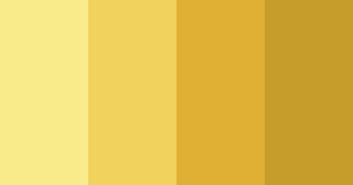 Download light yellow color palette PNG image (landscape)