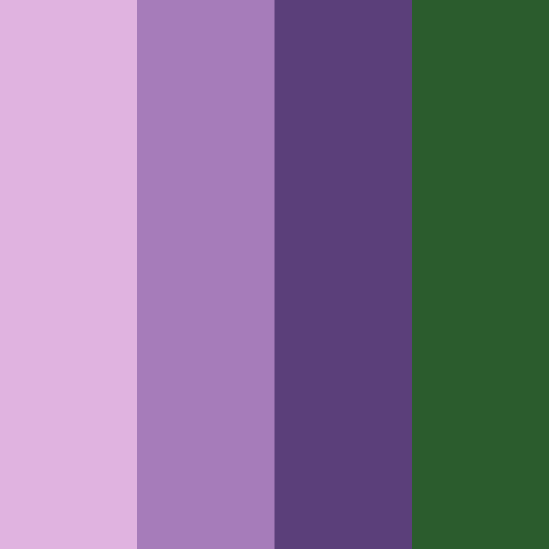 Download purple green color palette PNG image (square)