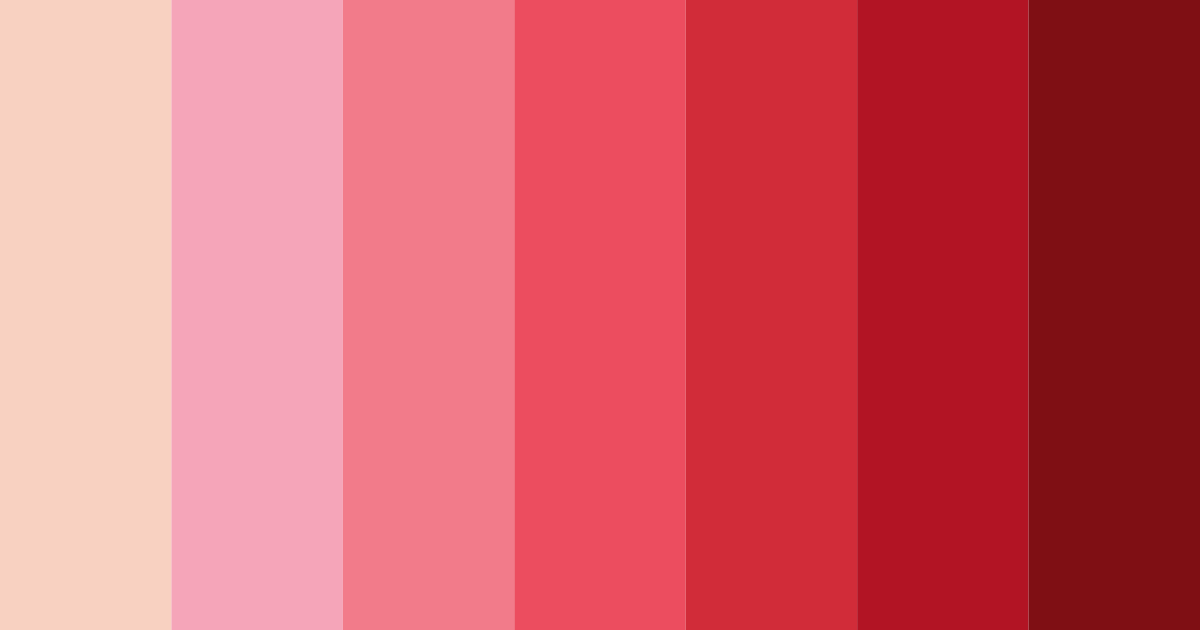 Download red kiss color palette PNG image (landscape)