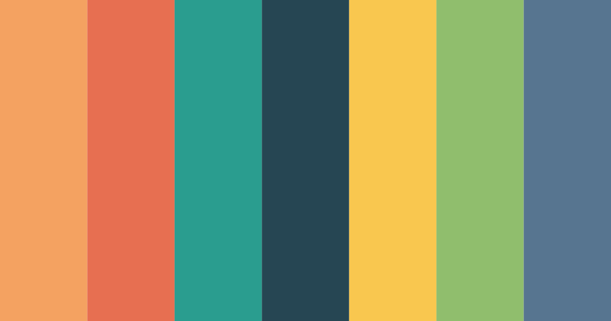 Download urban harmony color palette PNG image (landscape)